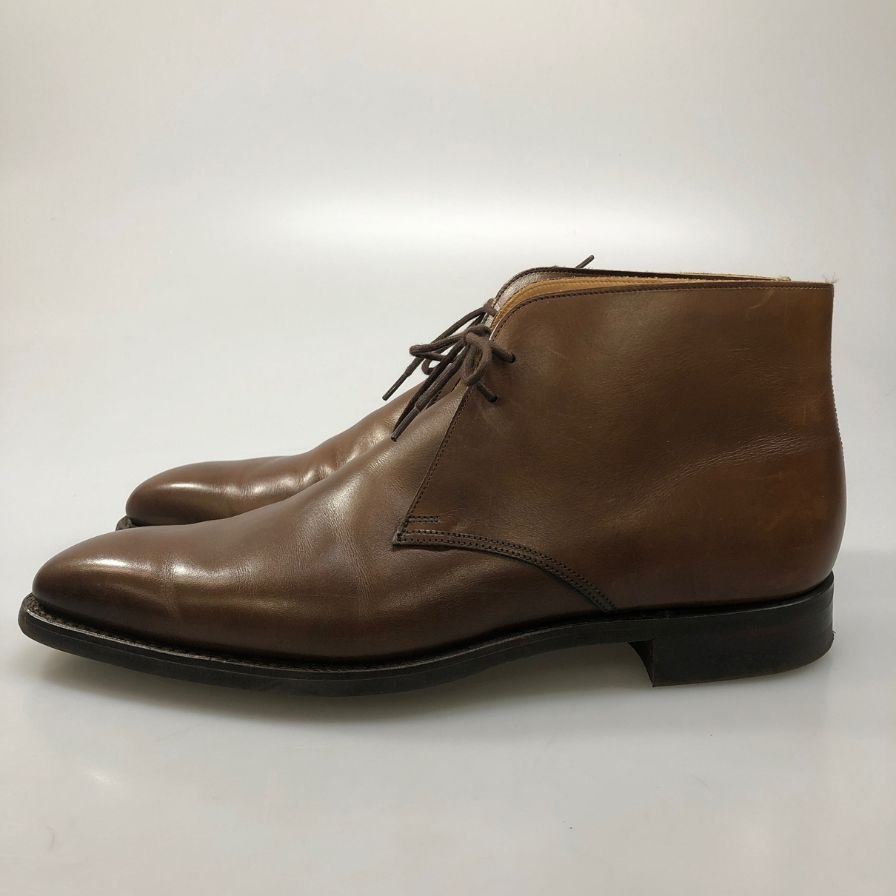 【Crockett & Jones】クロケット＆ジョーンズ  レザー チャッカブーツ  TETBURY サイズUK8.5 ブラウン