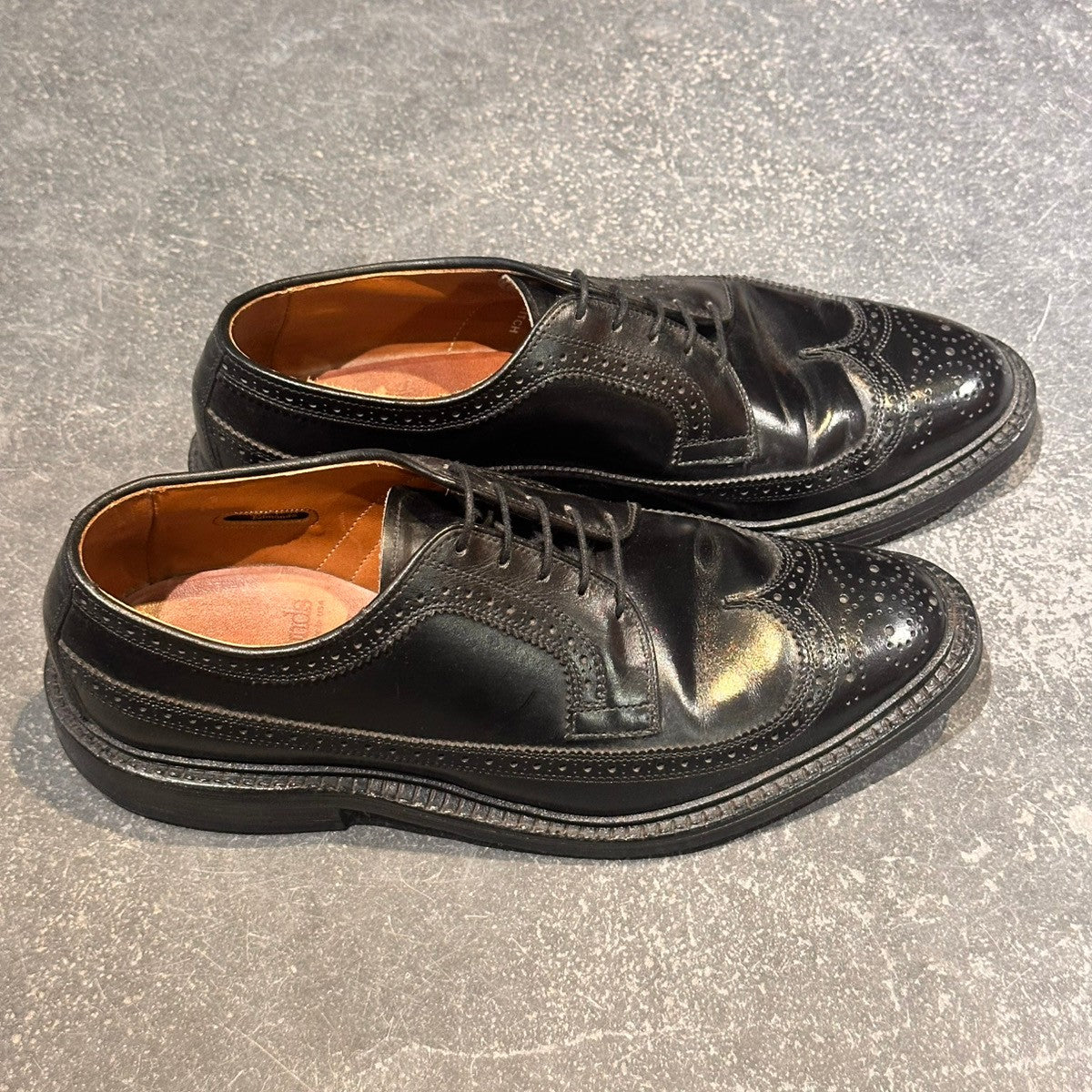 【Allen Edmonds】アレンエドモンズ 51370 フルブローグ カーフ ブラック サイズUK6.5E