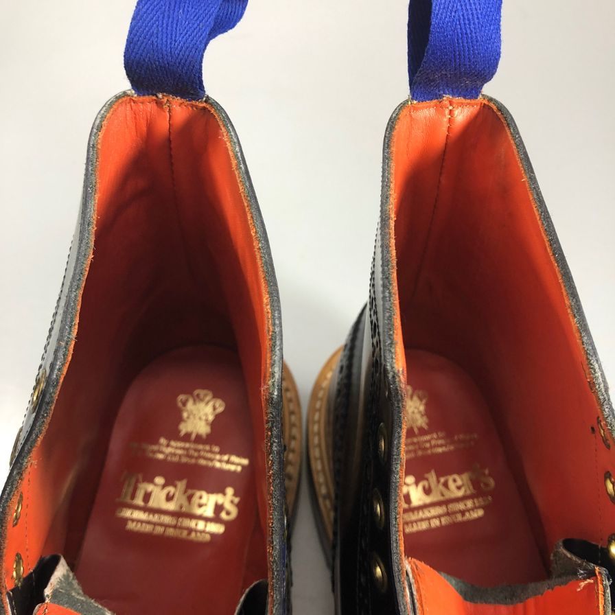 【Tricker’ｓ】トリッカーズ 947979 W5634 ブーツ レザー ネイビー（紺） サイズ 7ハーフ-5 ラスト