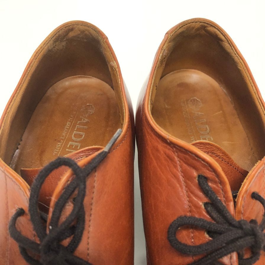 【ALDEN】オールデン Vチップ レザーシューズ 549 旧ロゴ メンズ サイズUS10C ブラウン