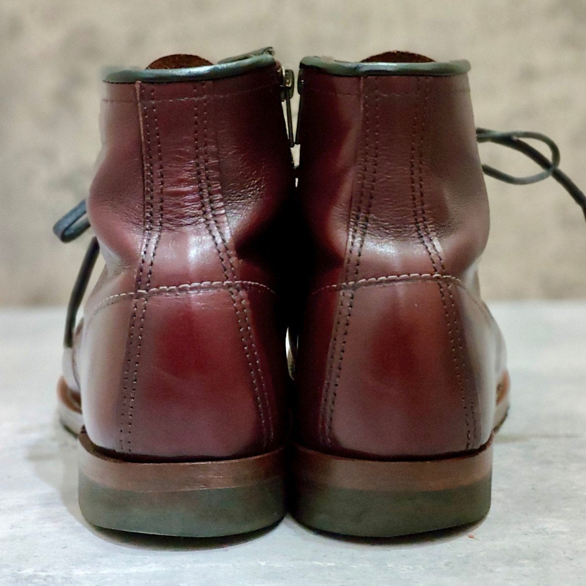 【REDWING】レッドウイング 9011 ベックマンブーツ ジップカスタム カーフ バーガンディ サイズUS8.5D