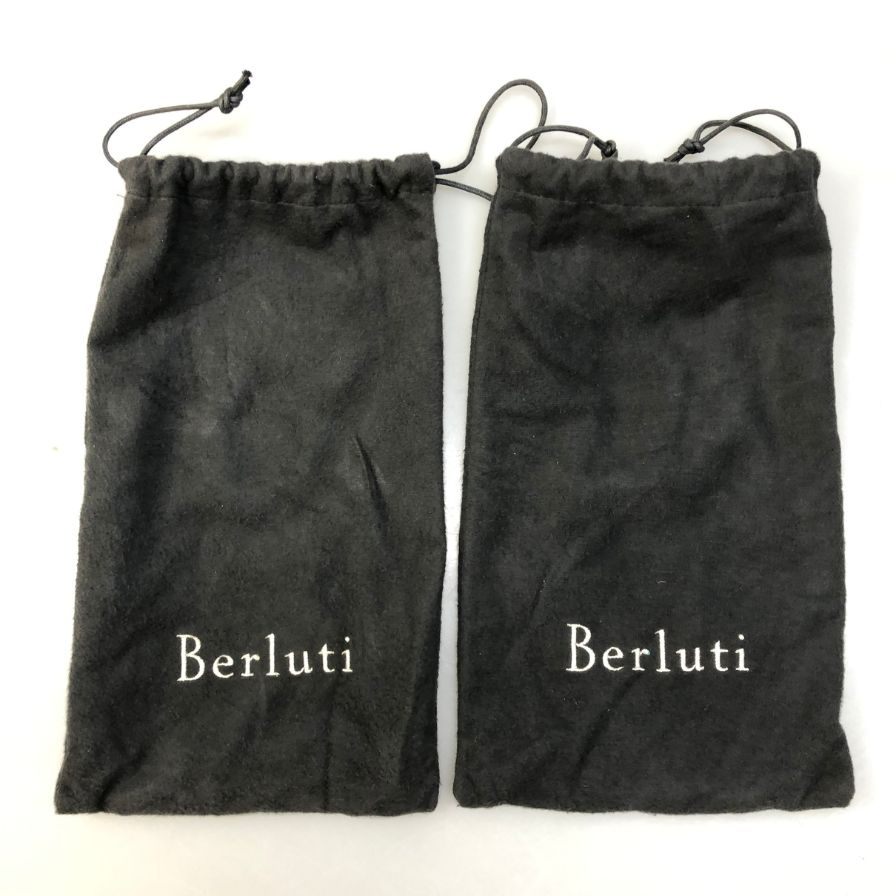 【Berluti】ベルルッティ レザーシューズ フルオパンケ製法 パティーヌ オルガ期 カーフ ブラウン サイズUK7 Berluti