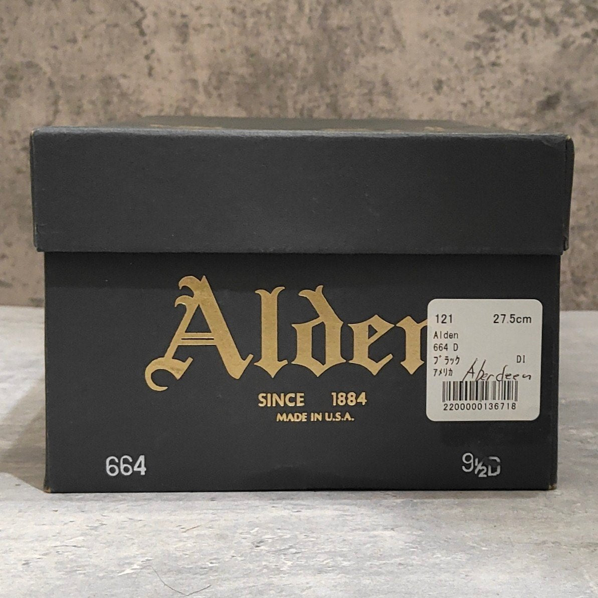 使用数回極美品【ALDEN】オールデン 664 タッセルローファー コードバン ブラック サイズUS9.5D アバディーンラスト