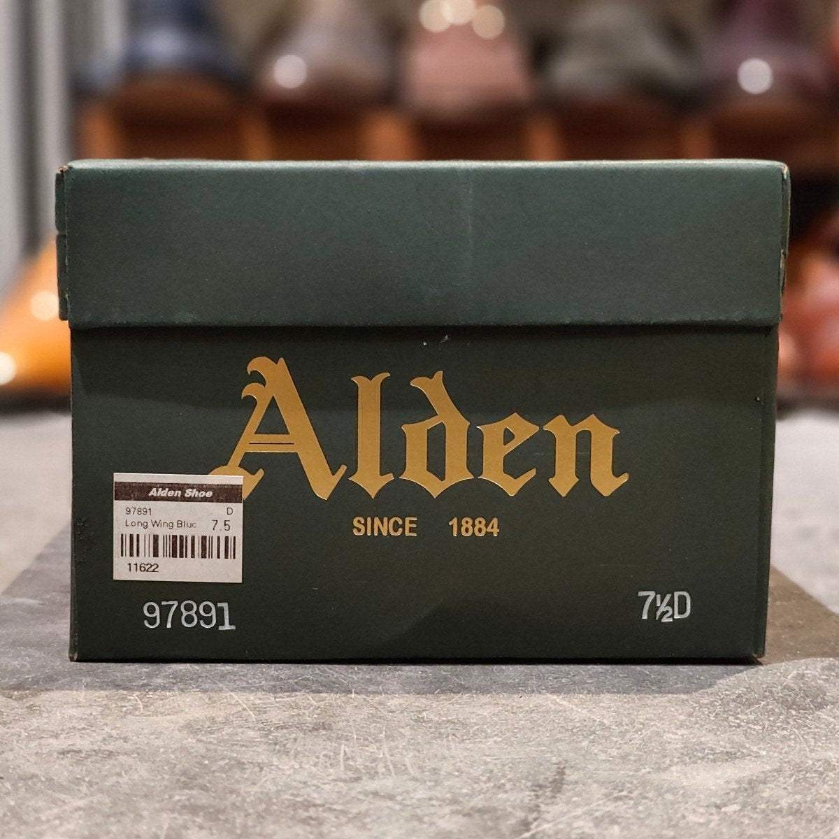 希少 新品未使用【Alden】オールデン 97891 LWB ウイスキー コードバン サイズUS7.5D バリーラスト