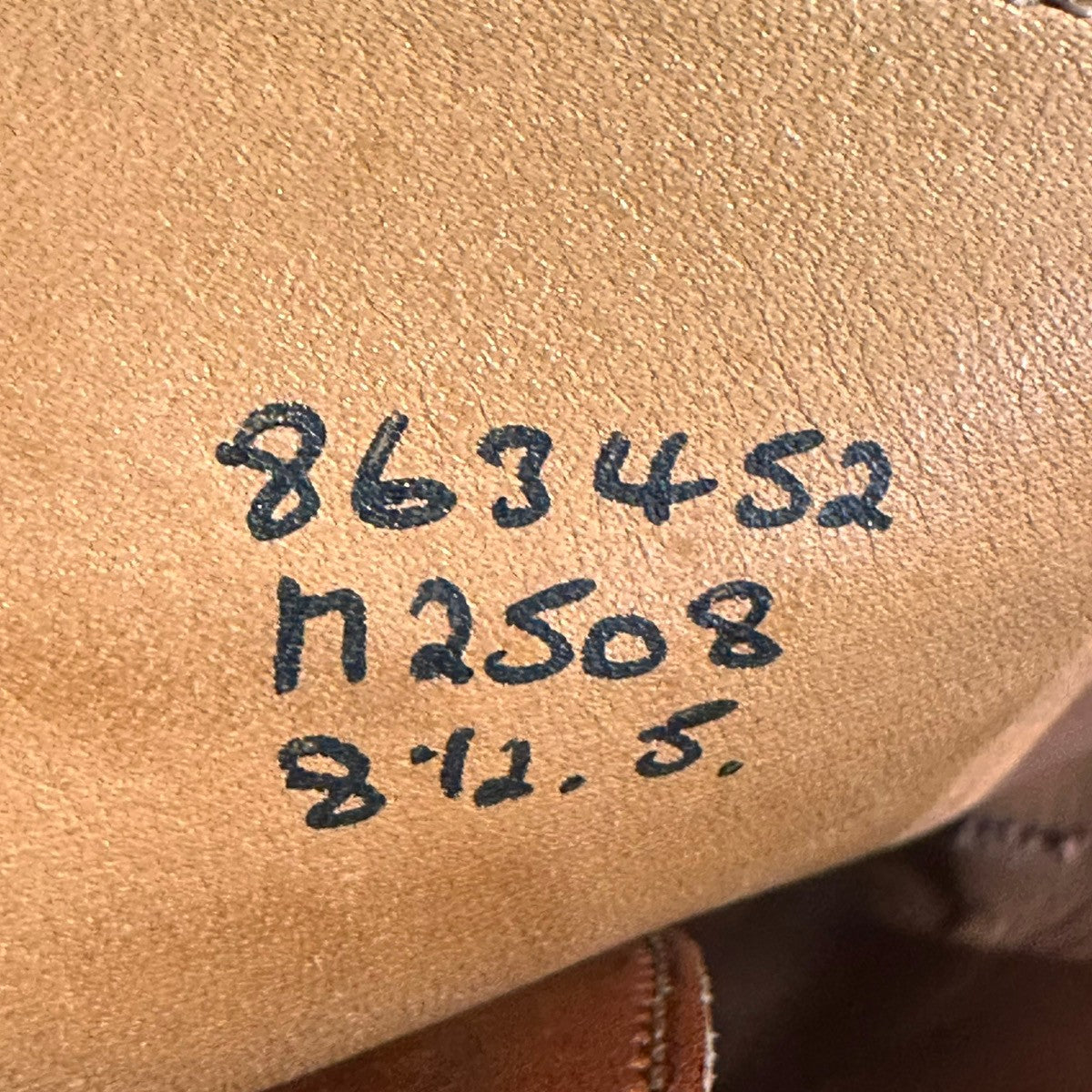 【Tricker's】トリッカーズ モールトン M2508 カントリーブーツ ウイングチップ カーフ ブラウン サイズUK8.5
