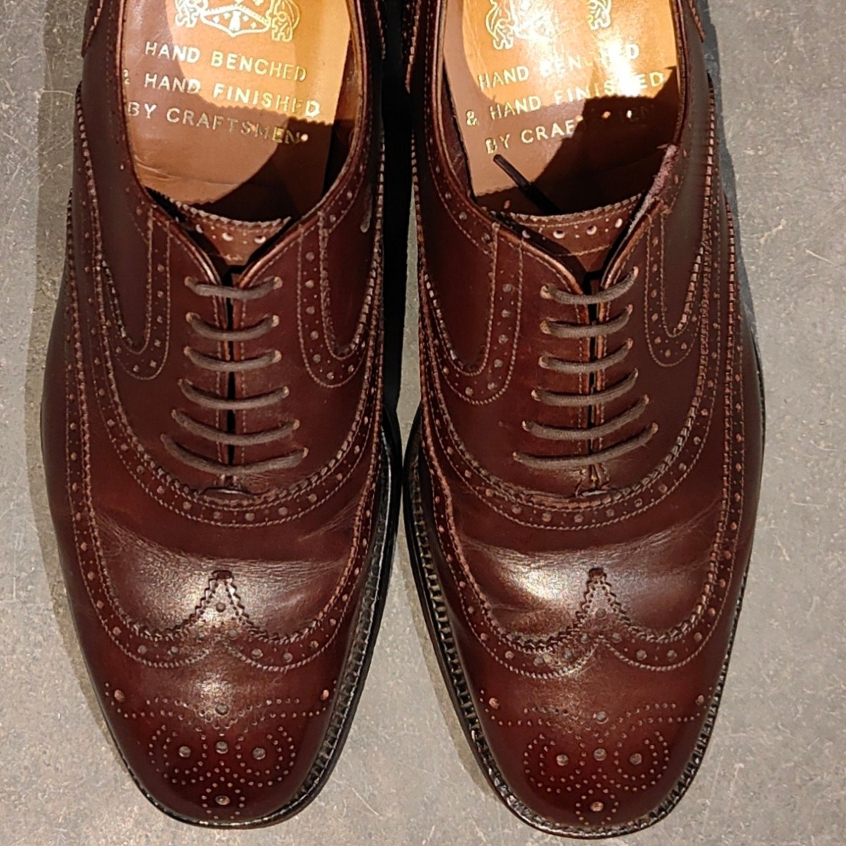 希少 【Church´s】チャーチ ブルーメン ウイングチップ マスター