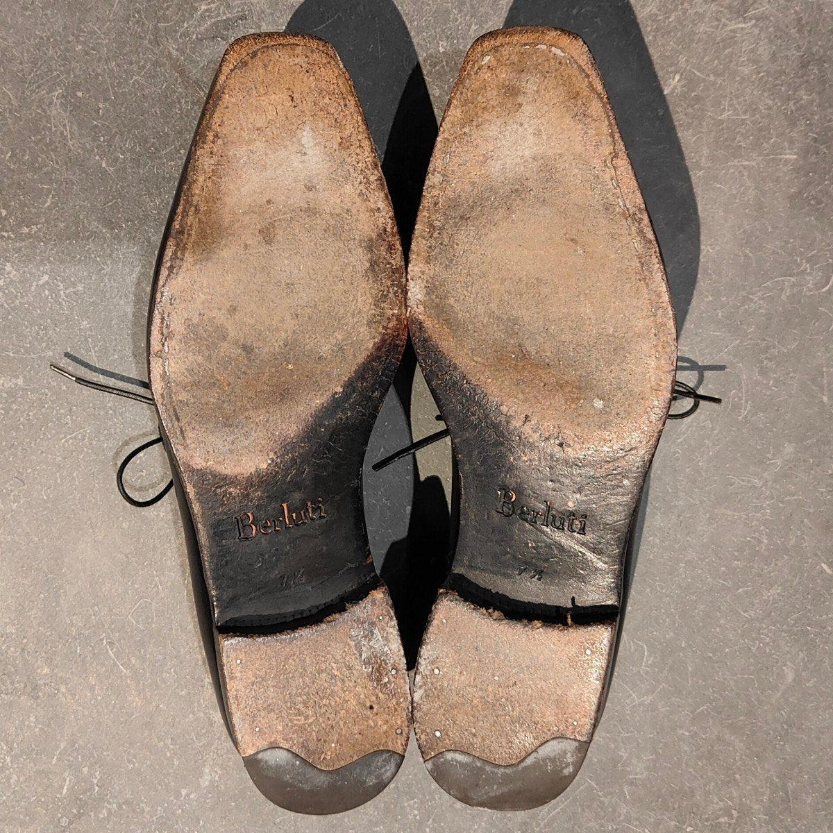 【Berluti】ベルルッティ  ウイングチップ カーフ ブラウンパティーヌ サイズUK7.5