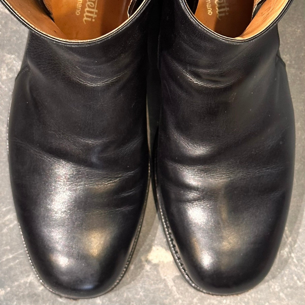 【F.LLI GIACOMETTI】フラテッリ ジャコメッティ FG236 ジョッパーブーツ カーフ ブラック サイズ40