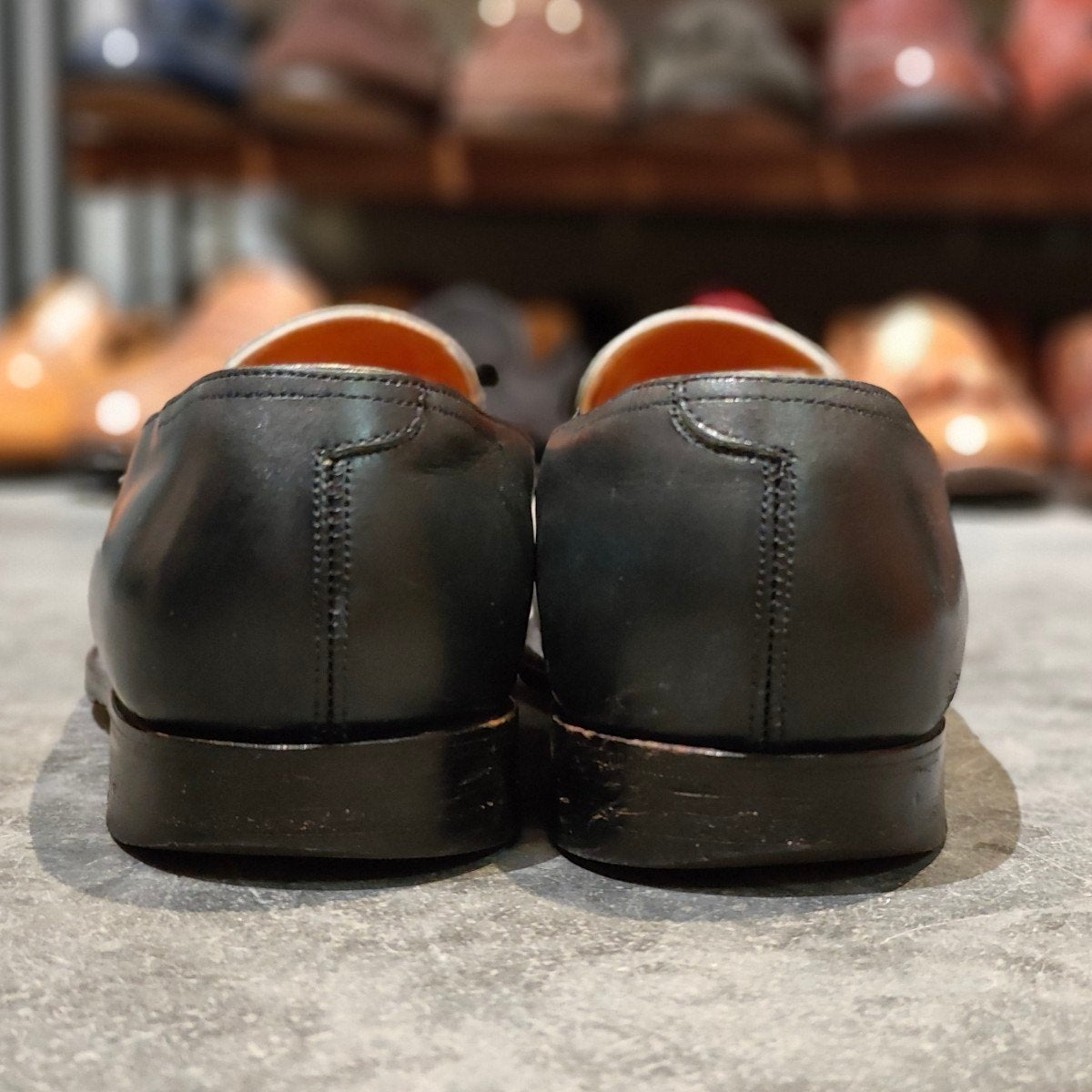 【JOHN LOBB】ジョンロブ ロペス ローファー カーフ ブラックホライトコンビ サイズ UK6.5D 4395ラスト 参考定価￥283,800-