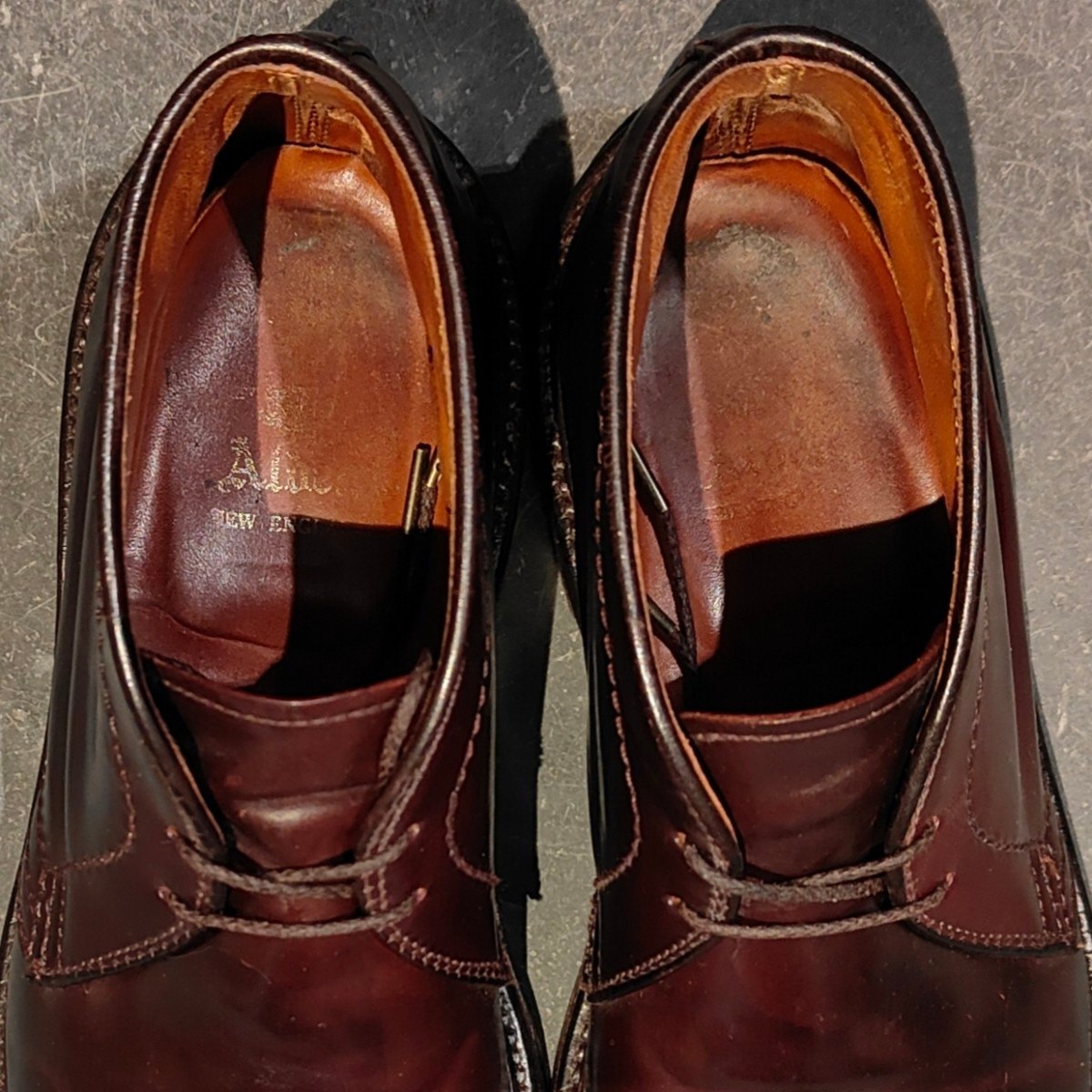 【ALDEN】オールデン 1340 チャッカブーツ コードバン ダークバーガンディ サイズ US6D バリーラスト 参考定価￥225,500-