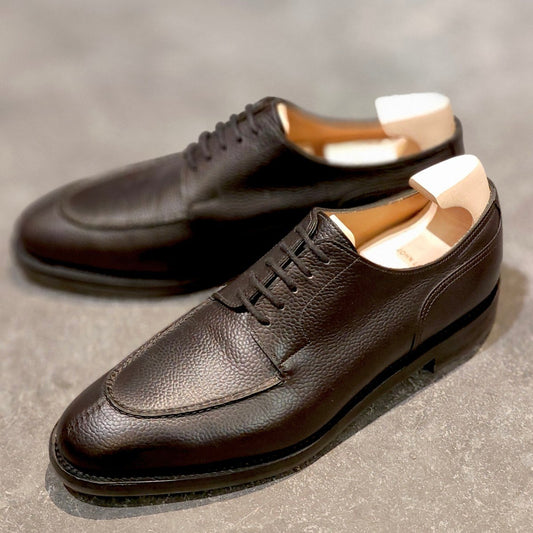 希少 使用数回【JOHN LOBB】ジョンロブ シャンボード Uチップ クシュベルカーフ ブラック サイズ UK7.5E 8695ラスト