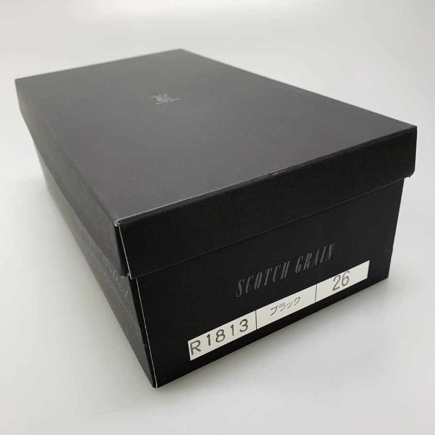 【SCOTCH GRAIN】スコッチグレイン R1813  革 ブラック（黒） サイズ 26 ラスト