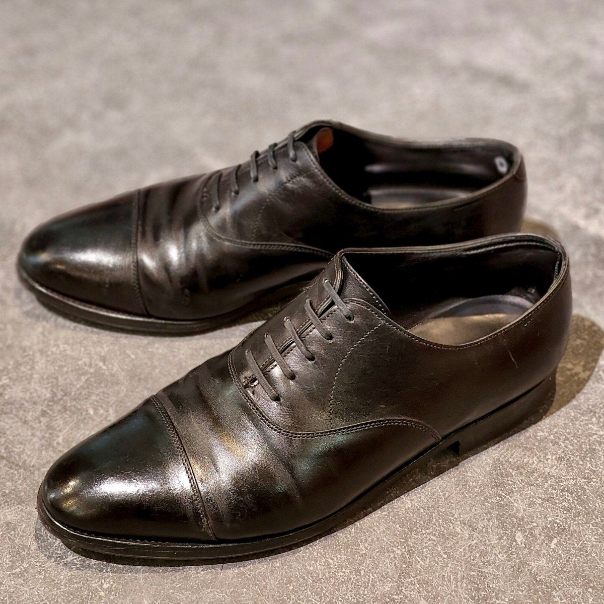 【JOHN LOBB】ジョンロブ シティ2 ストレートチップ カーフ ブラック サイズUK6EE 7000ラスト参考定価￥228,800-