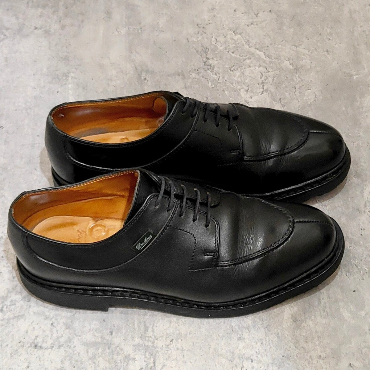 【パラブーツ】Paraboot アヴィニョン Uチップ カーフ ブラック サイズUK6.5