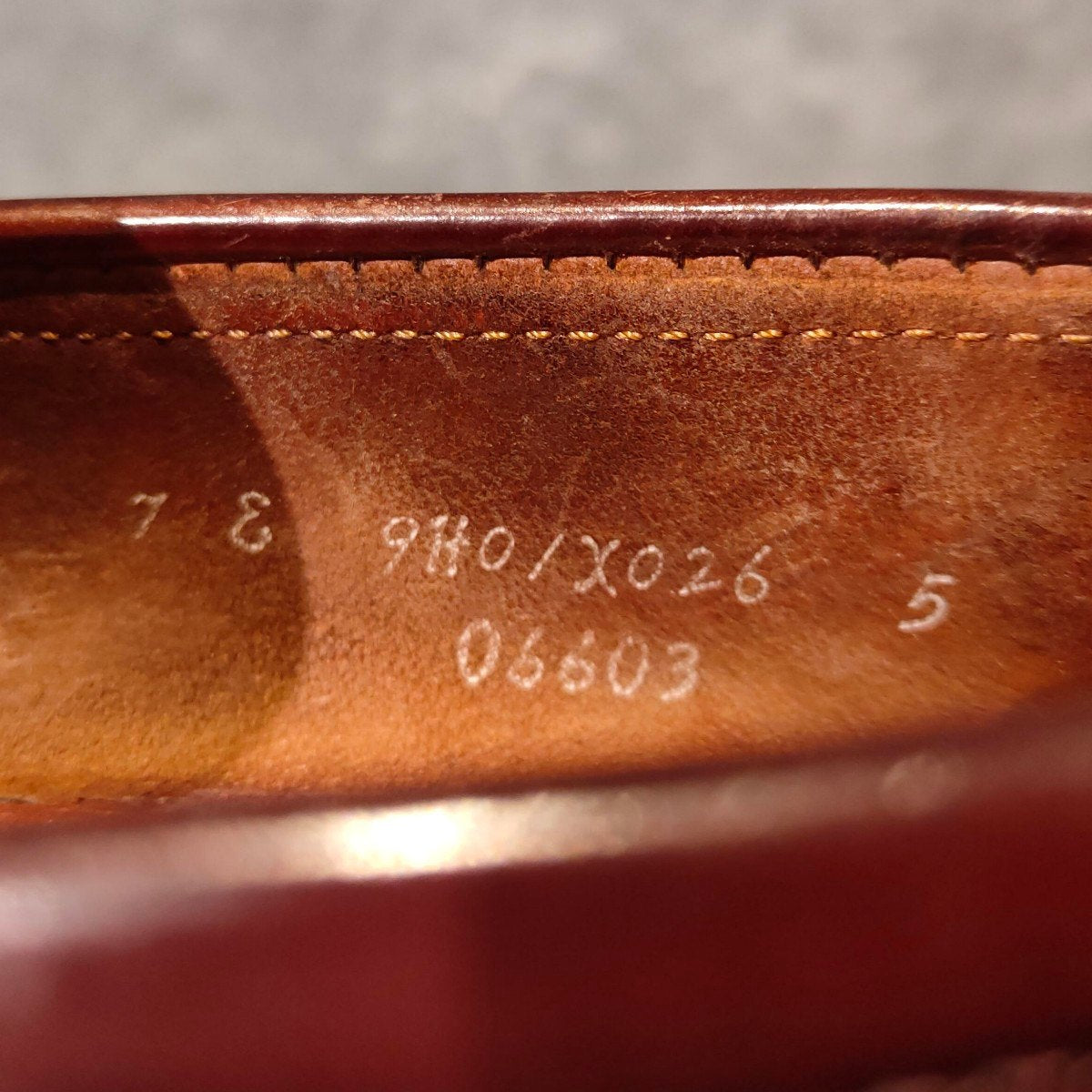 希少 美品【ALDEN】オールデン ブルックスブラザーズ 06613 ペニーローファ コードバン ダークバーガンディ サイズUS7E バンラスト