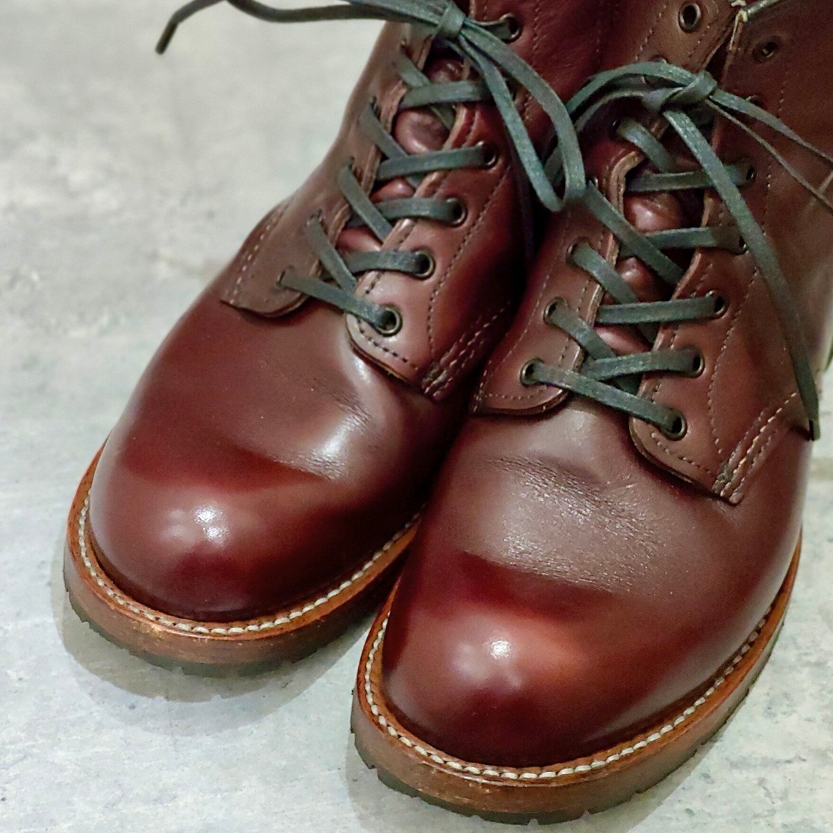 【REDWING】レッドウイング 9011 ベックマンブーツ ジップカスタム カーフ バーガンディ サイズUS8.5D