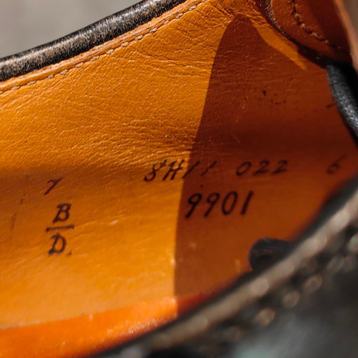 【ALDEN】オールデン 9901 プレーントゥ コードバン ブラック サイズ US9D バリーラスト 参考定価￥220,000-