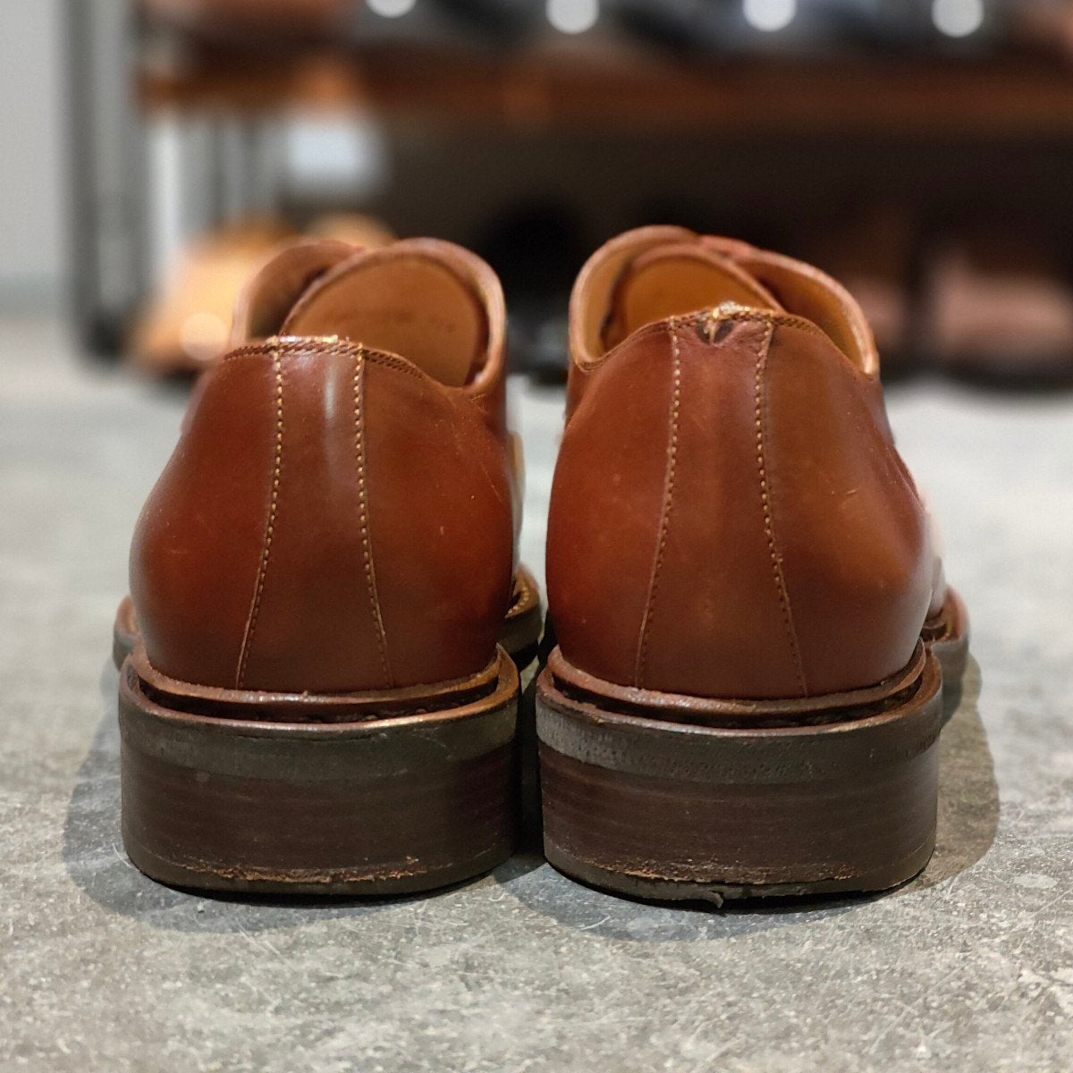 パラブーツ　モンターニュ　UK8 Paraboot】パラブーツ モンターニュ ストレートチップ ブラウン サイズ