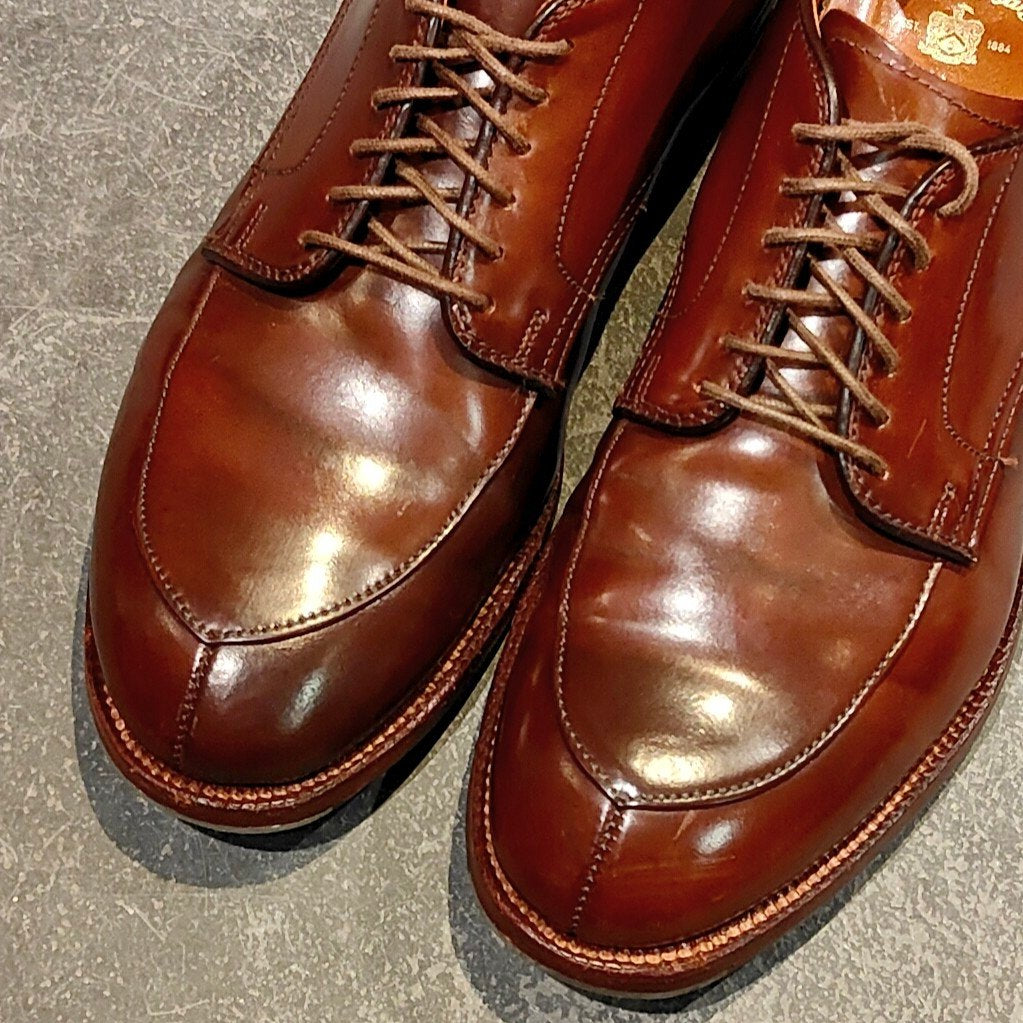 希少【ALDEN】オールデン 125周年記念限定モデル 54951 Vチップ コードバン ダークブラウン サイズUS7.5D モディファイドラスト