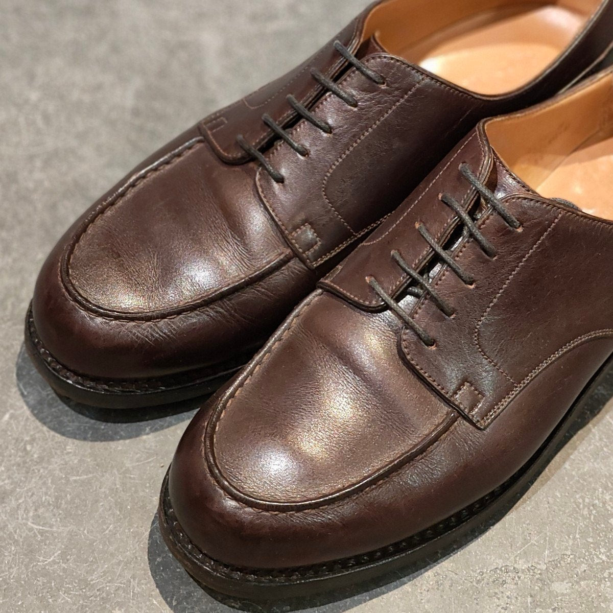 美品【J.M.WESTON】ジェイエムウエストン 641 ゴルフ Uチップ ボックス