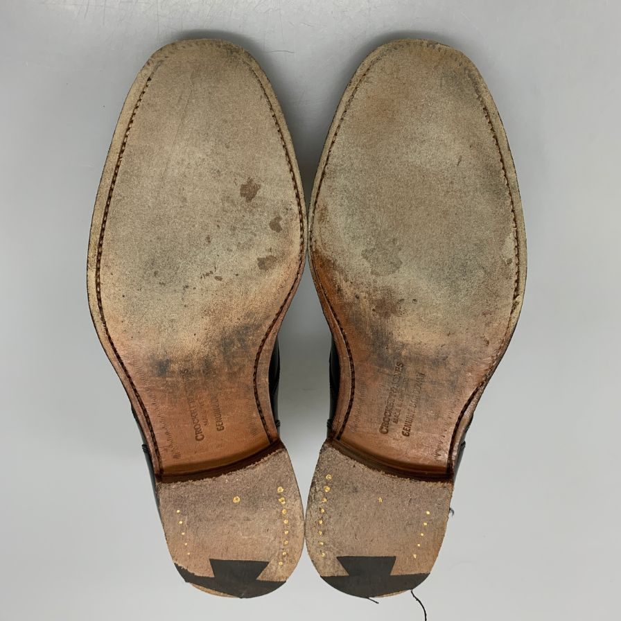 【CROCKETT&JONES】クロケット&ジョーンズ  ビジネスシューズ コードバン ブラック（黒） サイズ 7 ラスト