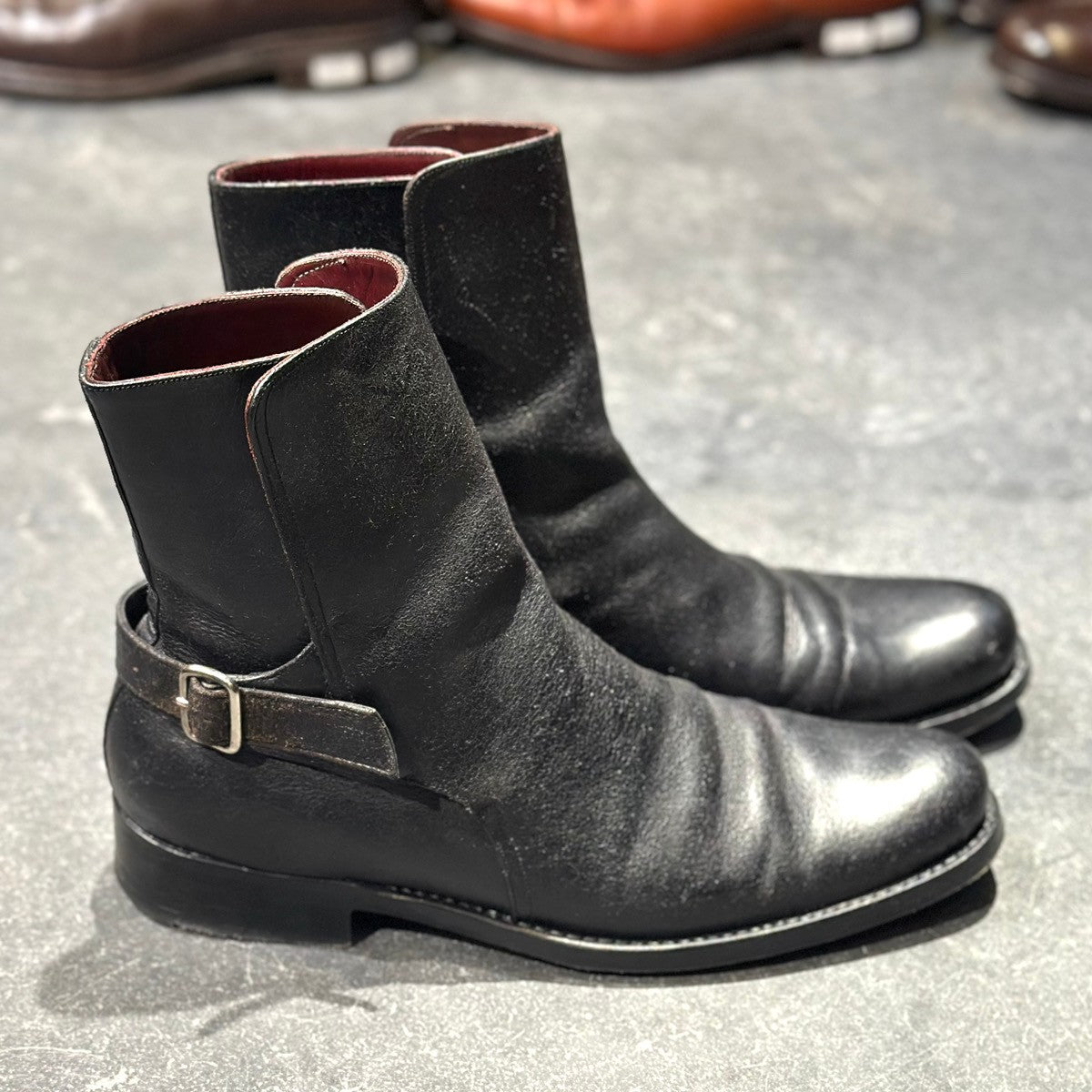 SILVANO LATTANZI】シルバノラッタンジ ジンターラ ジョッパーブーツ