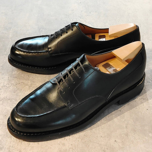 美品 【J.M.WESTON】ジェイエムウエストン 641 ゴルフ Uチップ ボックスカーフ ブラック サイズ UK7C 31ラスト 参考定価￥187,000-
