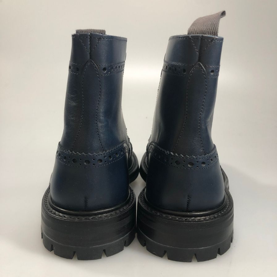 【Tricker’ｓ】トリッカーズ 944732 M2508 ブーツ レザー ネイビー（紺） サイズ 7ハーフ-5 ラスト