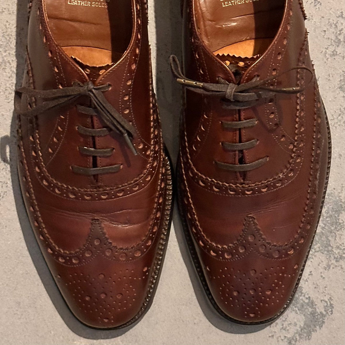 希少【Church's】チャーチ チェットウインド 3都市 カーフ ブラウン サイズUK75F 73ラスト