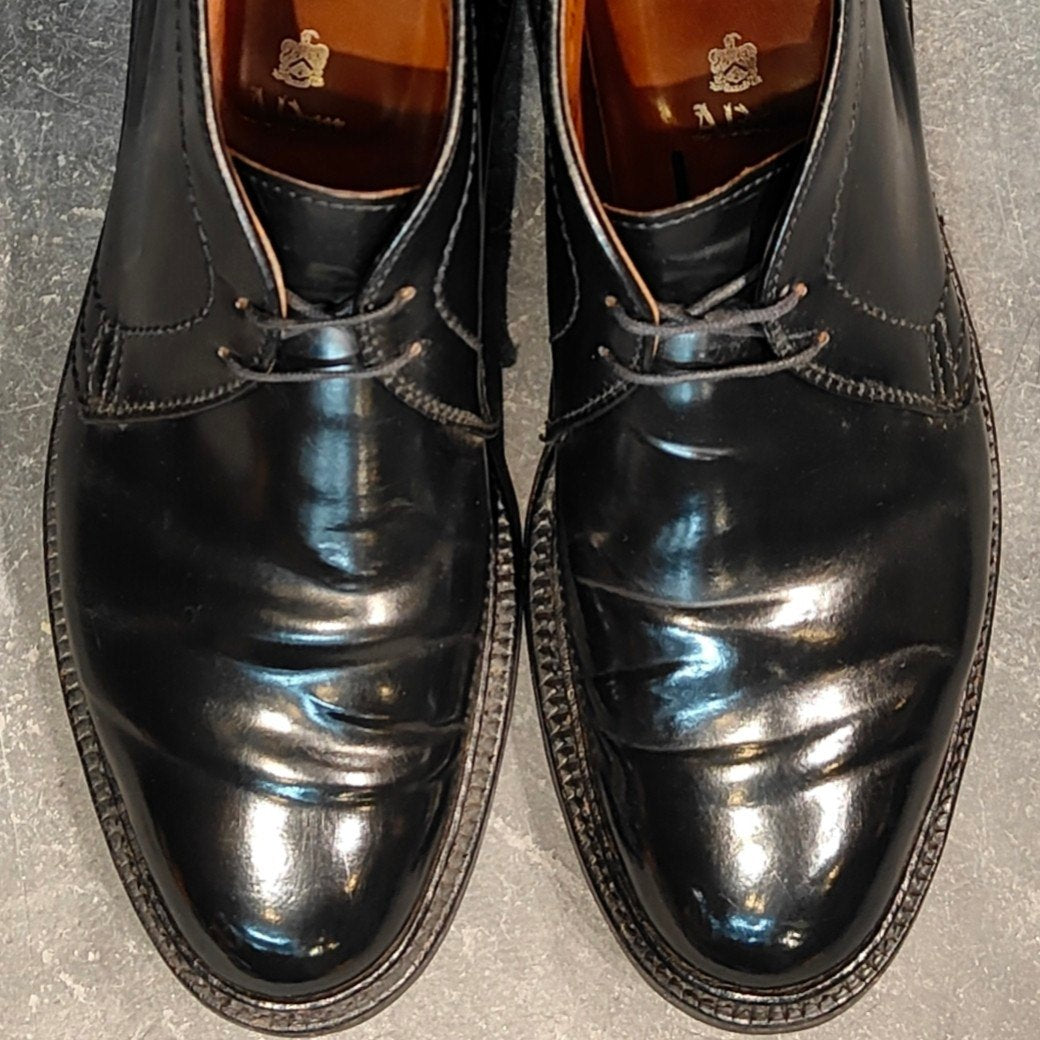 美品【ALDEN】オールデン 1340 チャッカブーツ コードバン ブラック サイズ US7.5D バリーラスト 参考定価￥225,000-