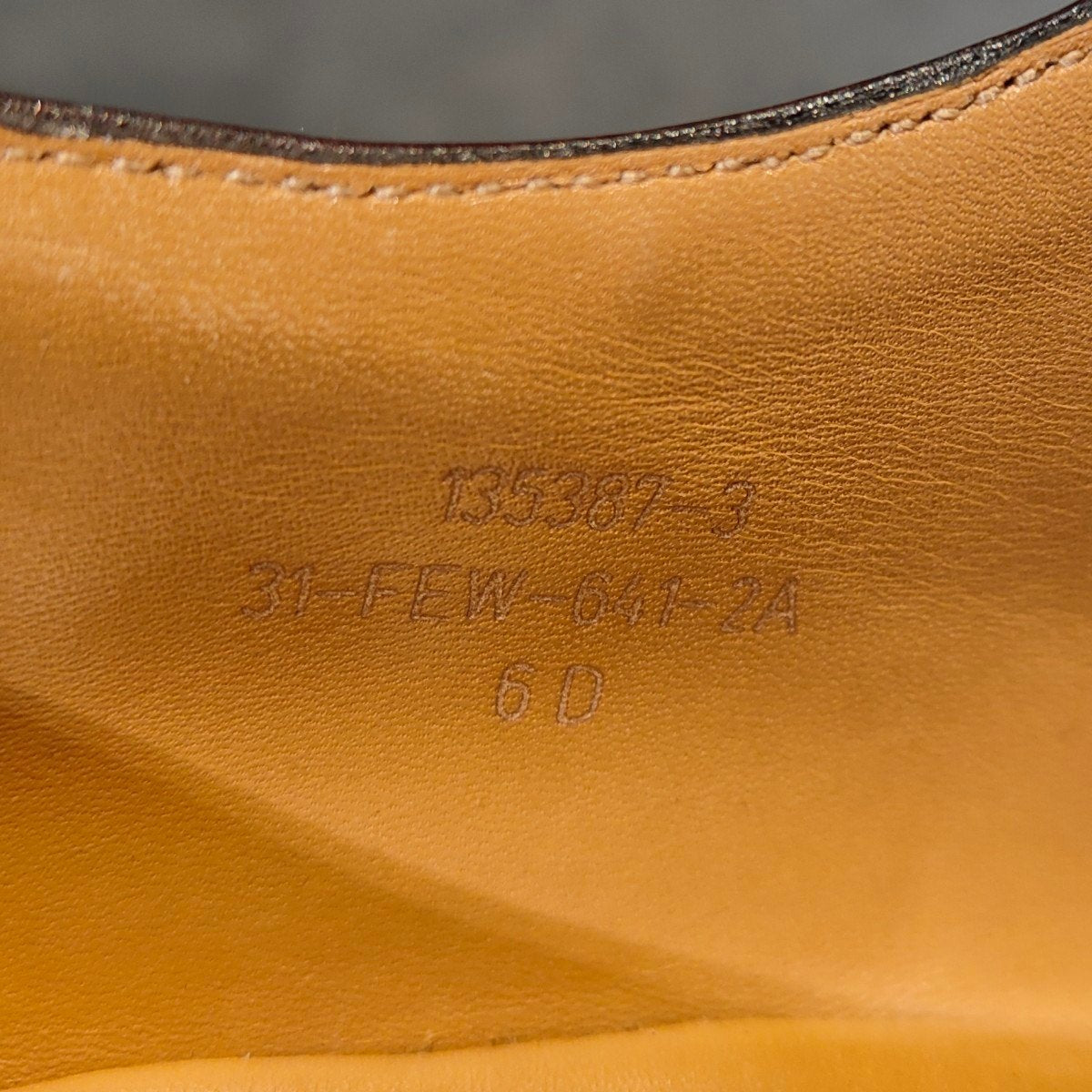 極美品 【J.M.WESTON】ジェイエムウエストン 641 ゴルフ Uチップ カーフ ダークブラウン サイズ UK6D 31ラスト 参考定価￥187,000-