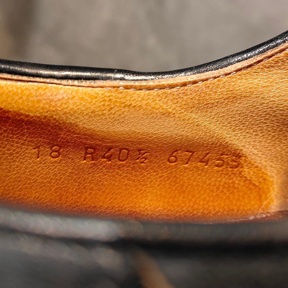 希少 極美品【PARABOOT】パラブーツ ミカエル  ヴィゾン（ミンク） チロリアンシューズ リスレザー ブラック サイズ40.5