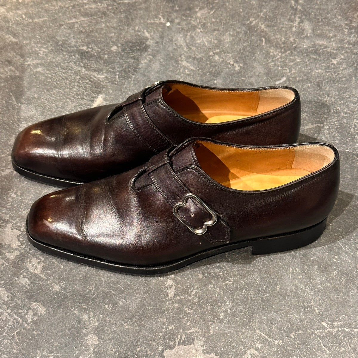 BERLUTI】ベルルッティ 0795 シングルモンク カーフ ダークブラウン