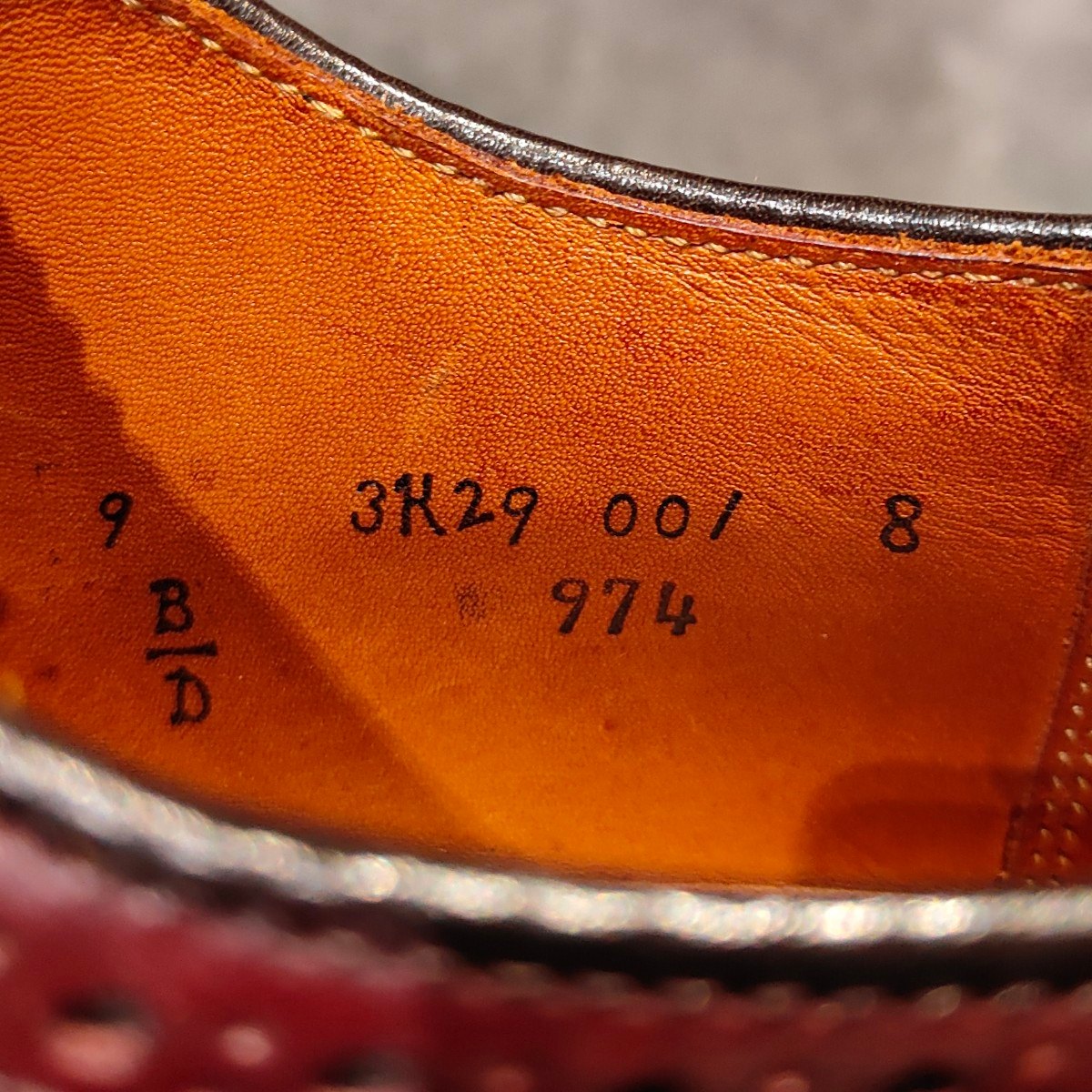 【専用】Via Repabblica クロコ　ヴァーガンディーヴィンテージ ALDEN】オールデン 974 ショートウィングチップ コードバン