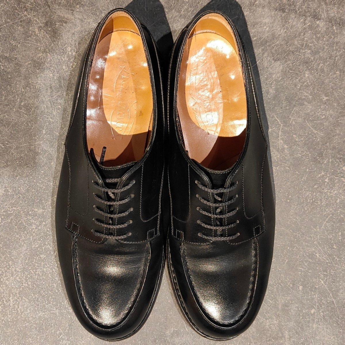 美品 【J.M.WESTON】ジェイエムウエストン 641 ゴルフ Uチップ ボックスカーフ ブラック サイズ UK6E 31ラスト 参考定価￥187,000-