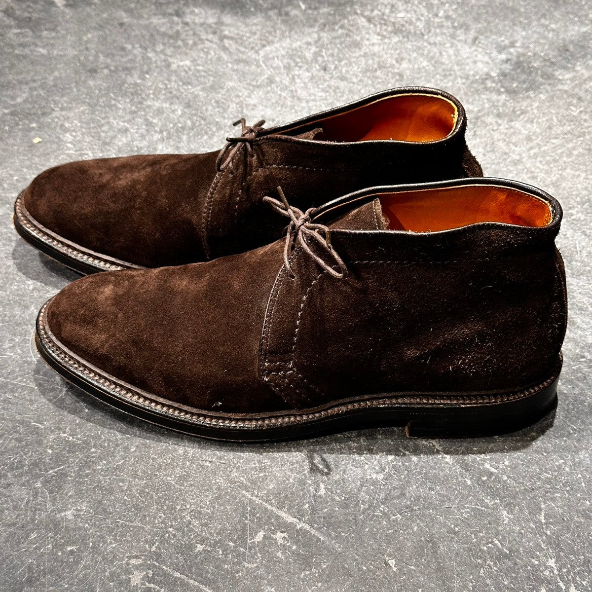 使用数回【ALDEN】オールデン 1479 チャッカブーツ バリーラスト ブラウン サイズ7.5 バリーラスト