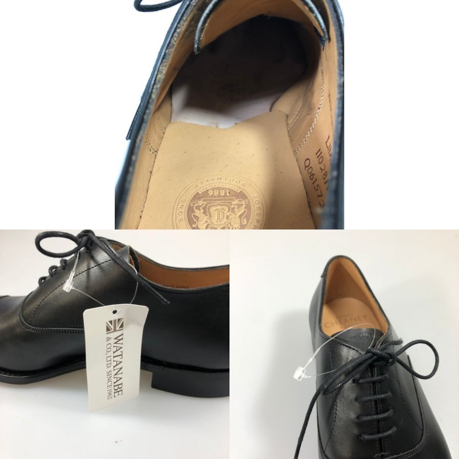 JOSEPH CHEANEY】ジョセフチーニー レザーシューズ ライム ストレート
