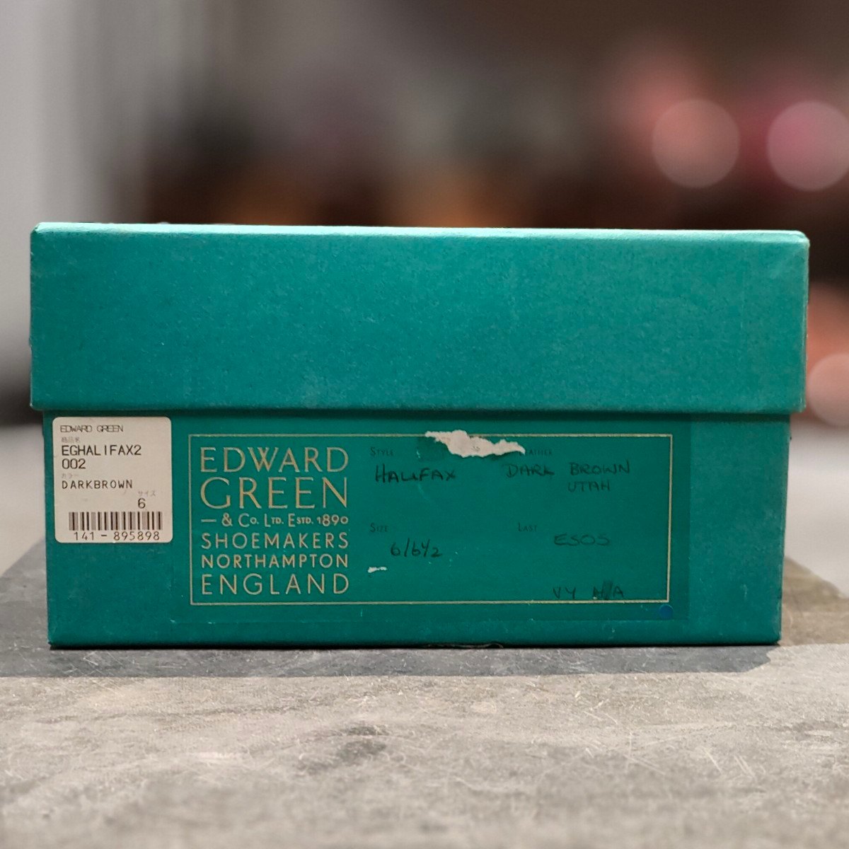 極美品【EDWARD GREEN】エドワードグリーン ハリファックス Uチップ ブーツ ユタカーフ ダークブラウン サイズ UK6E 505ラスト