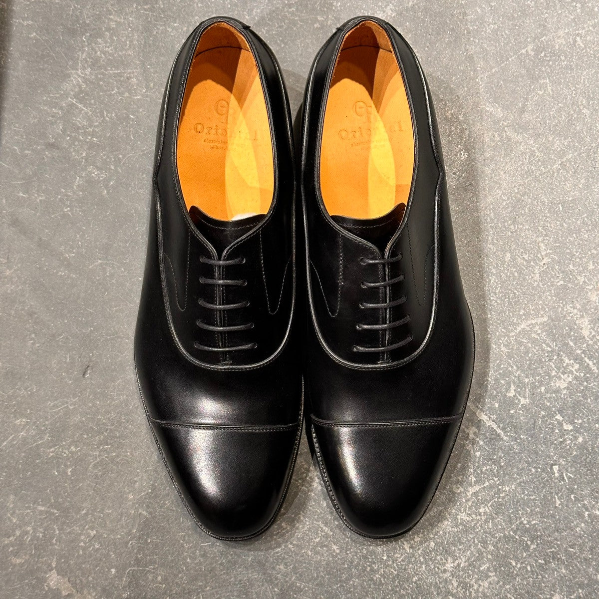 試着程度【Oriental】オリエンタル 3160 ストレートチップ カーフ