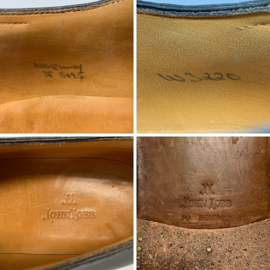 【JOHN LOBB】ジョンロブ 5495 ビジネスシューズ カーフ ブラック（黒） サイズ 7E ラスト