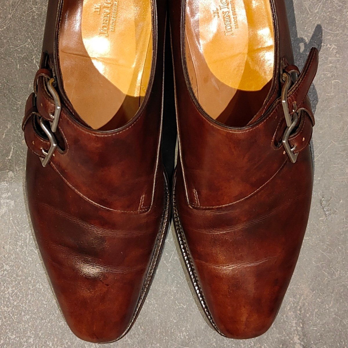 美品【JOHN LOBB】ジョンロブ チャペル ダブルモンク ミュージアム