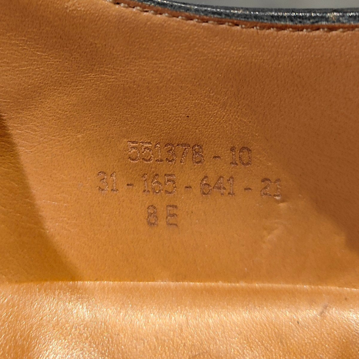 美品【J.M.WESTON】ジェイエムウエストン 641 ゴルフ Uチップ ボックスカーフ ブルー サイズ UK8E 31ラスト 参考定価￥187,000-