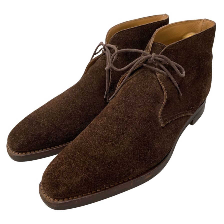 【Crockett & Jones】クロケット&ジョーンズ  ブーツ スエード ブラウン（茶系） サイズ 6.5E ラスト