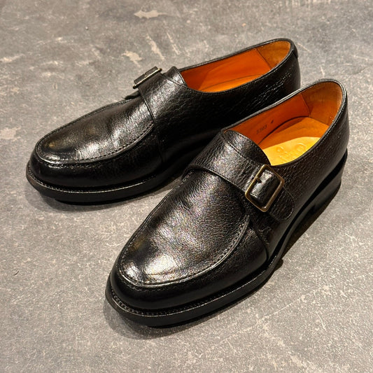 【ORIENTAL】オリエンタル クライド 3303 シングルモンク シュリンクレザー ブラック サイズUS6