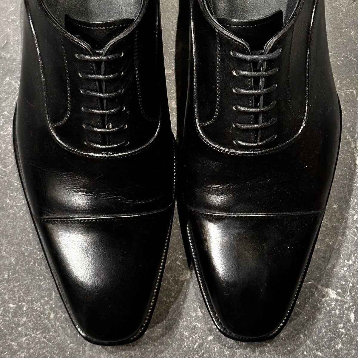 使用数回【perfette】ペルフェット 1112 ストレートチップ カーフ