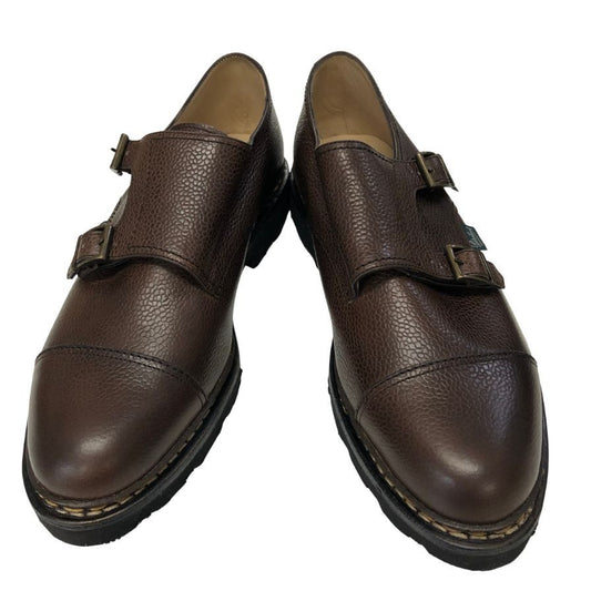 【PARABOOT】パラブーツ ダブルモンク ウィリアム  グレインレザー ブラウン ブラウン メンズ サイズUK6.5