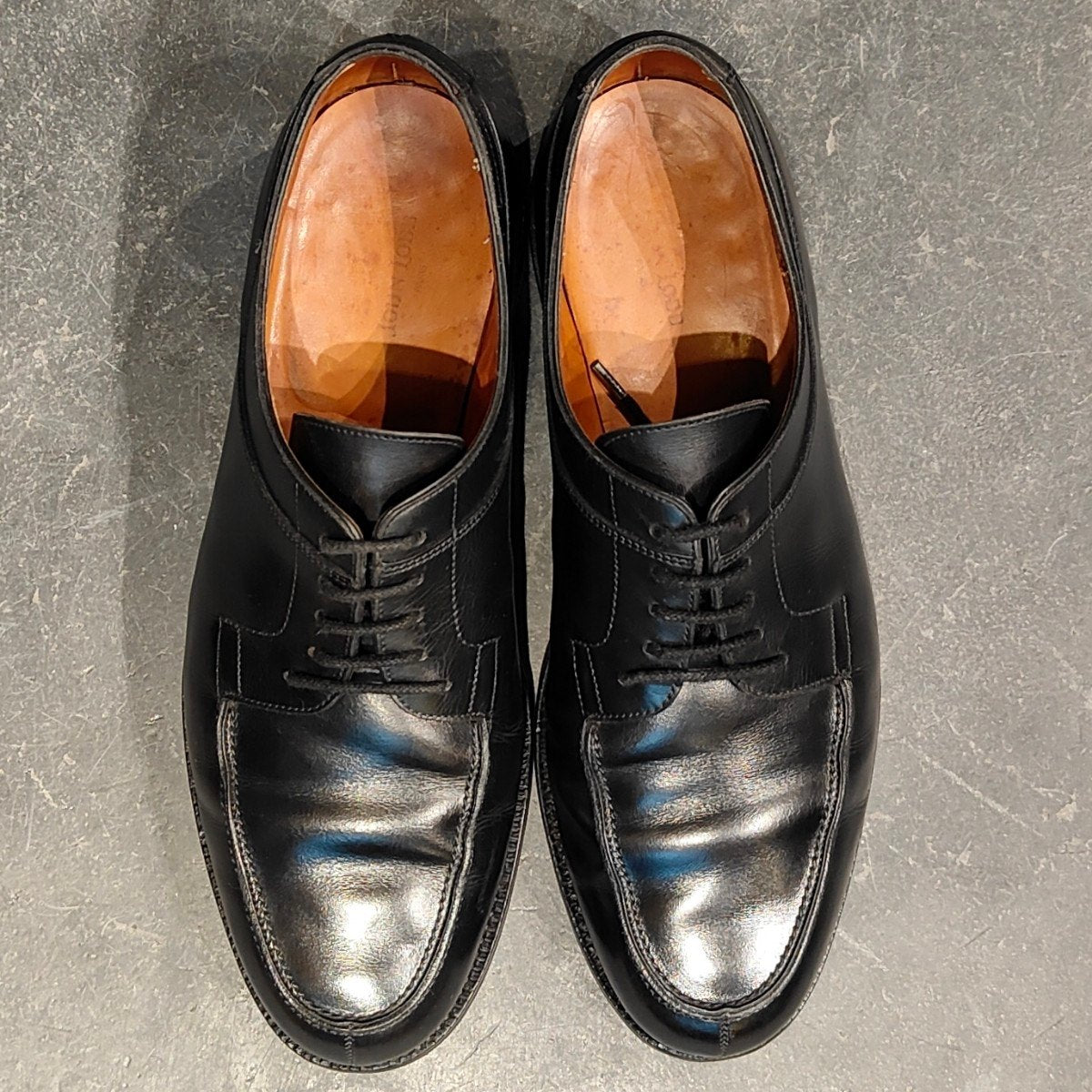 希少 【JOHN LOBB】ジョンロブ バロス Uチップ カーフ ブラック サイズUK7.5E 292ラスト