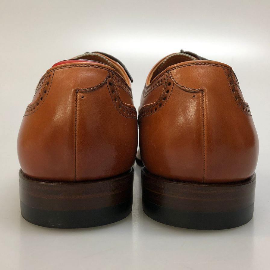 【SCOTCH GRAIN】スコッチグレイン オデッサ 2 セミブローグ レザーシューズ 920 ブラウン 25.5cm
