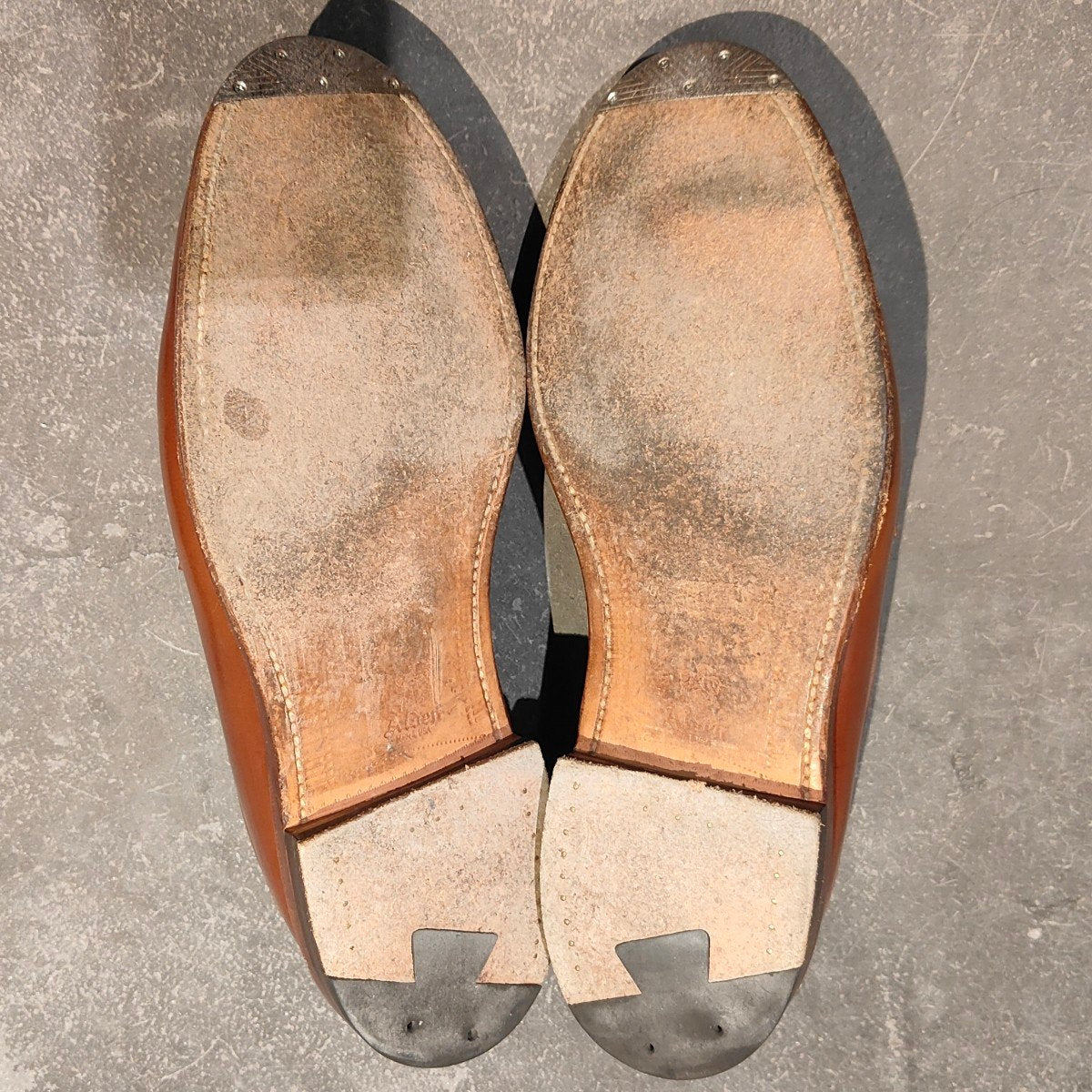 希少 美品【ALDEN】オールデン H.Stockton別注 6746 ペニーローファー コードバン ウイスキー サイズUS8.5D バンラスト