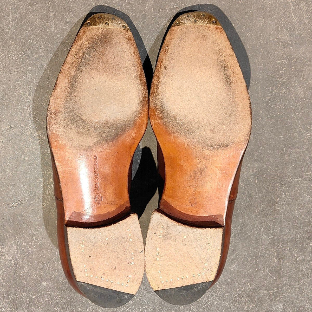 【EDWARD GREEN】エドワードグリーン チェルシー ストレートチップ ダークオークアンティーク サイズ UK6.5E 82ラスト 参考定価￥253,000-